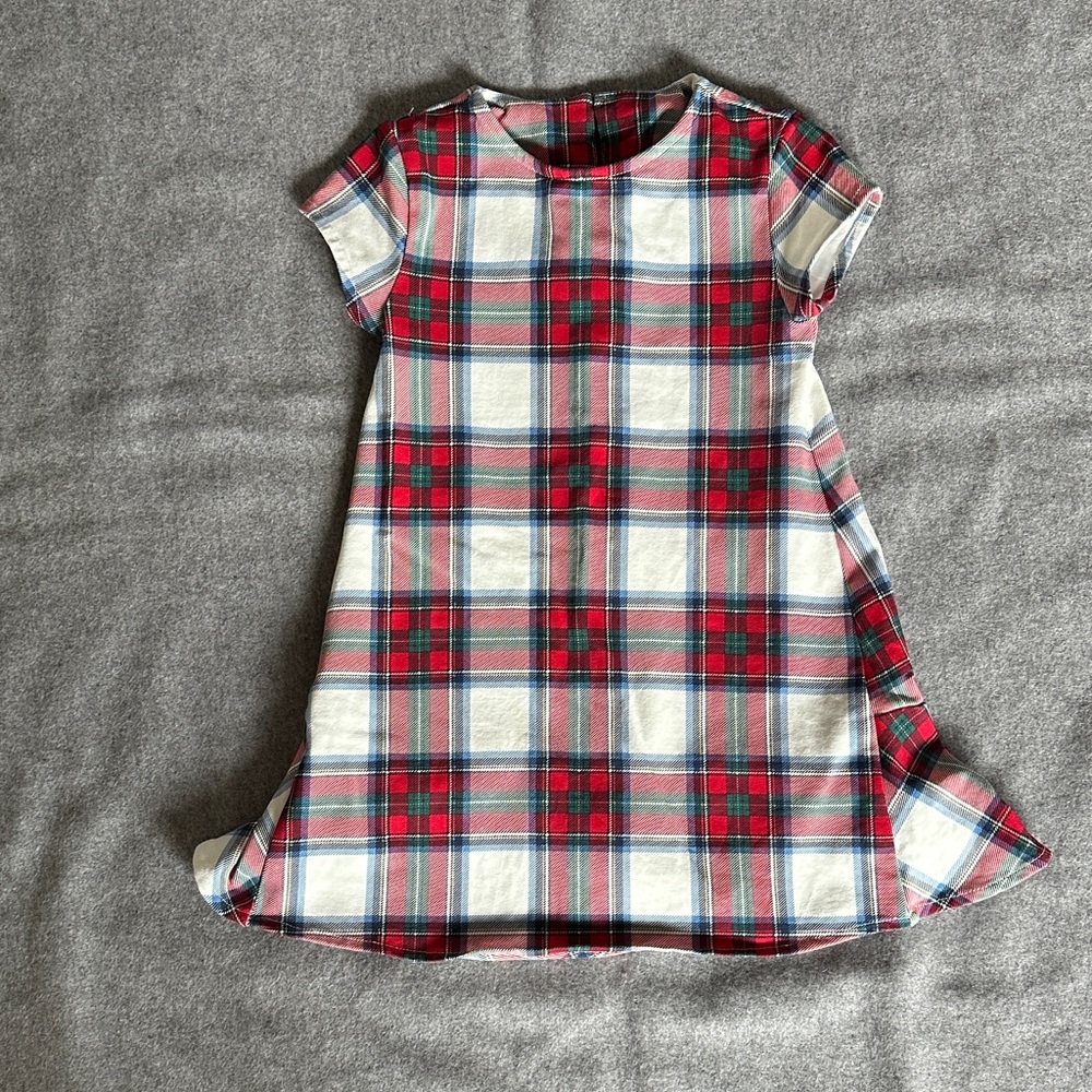 Vineyard Vines Toddler Girl 2T Plaid Short Sleeve Holiday Dress